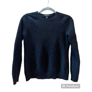 Charter Club Luxury Black Sweater 100% Cashmere Large Junior